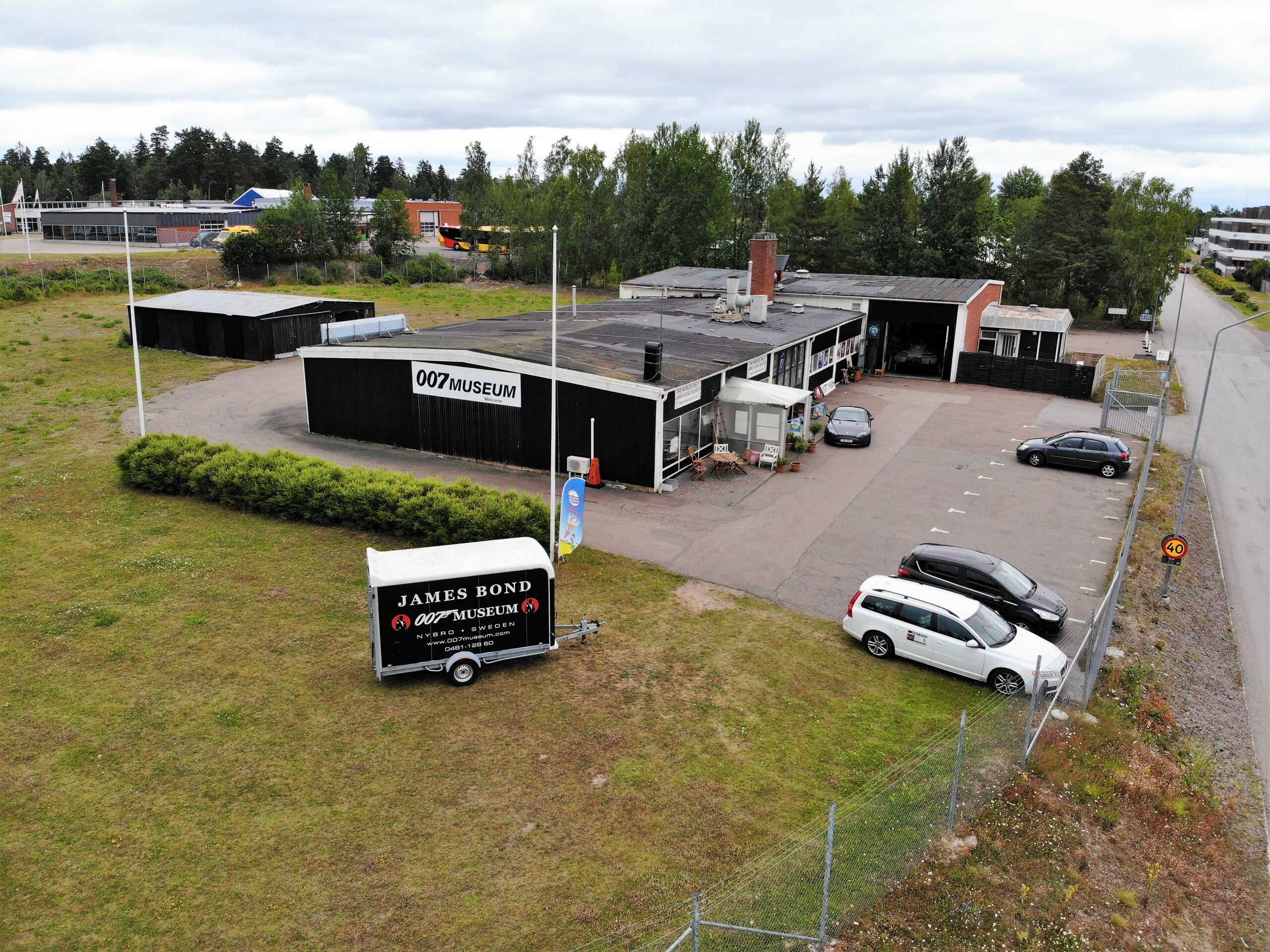  Map over The James Bond 007 Museum Nybro Sweden